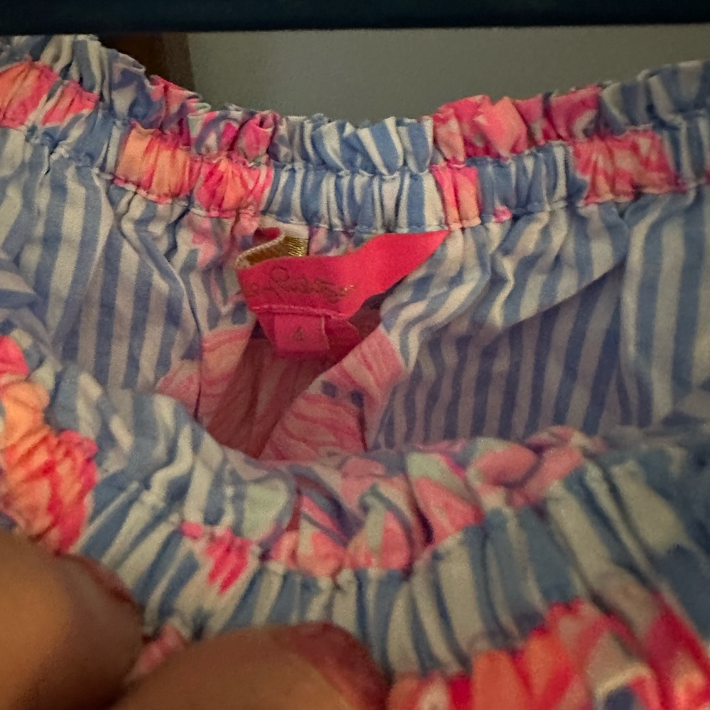 Lilly Pulitzer Larissa Maxi Set in Rum Swizzle Blue Peri - Picture 7 of 12